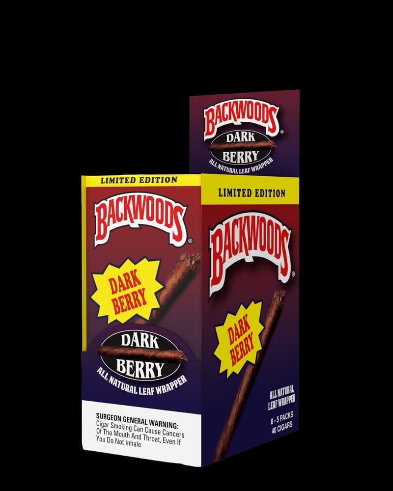 BACKWOODS (DARK BERRY) LEAF WRAPPER (8-5 PACKS)