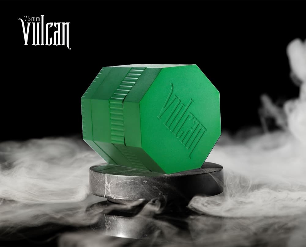 VULCAN 75MM MAGNETIC HERB GRINDER (LIMITED EDITION)- GREEN