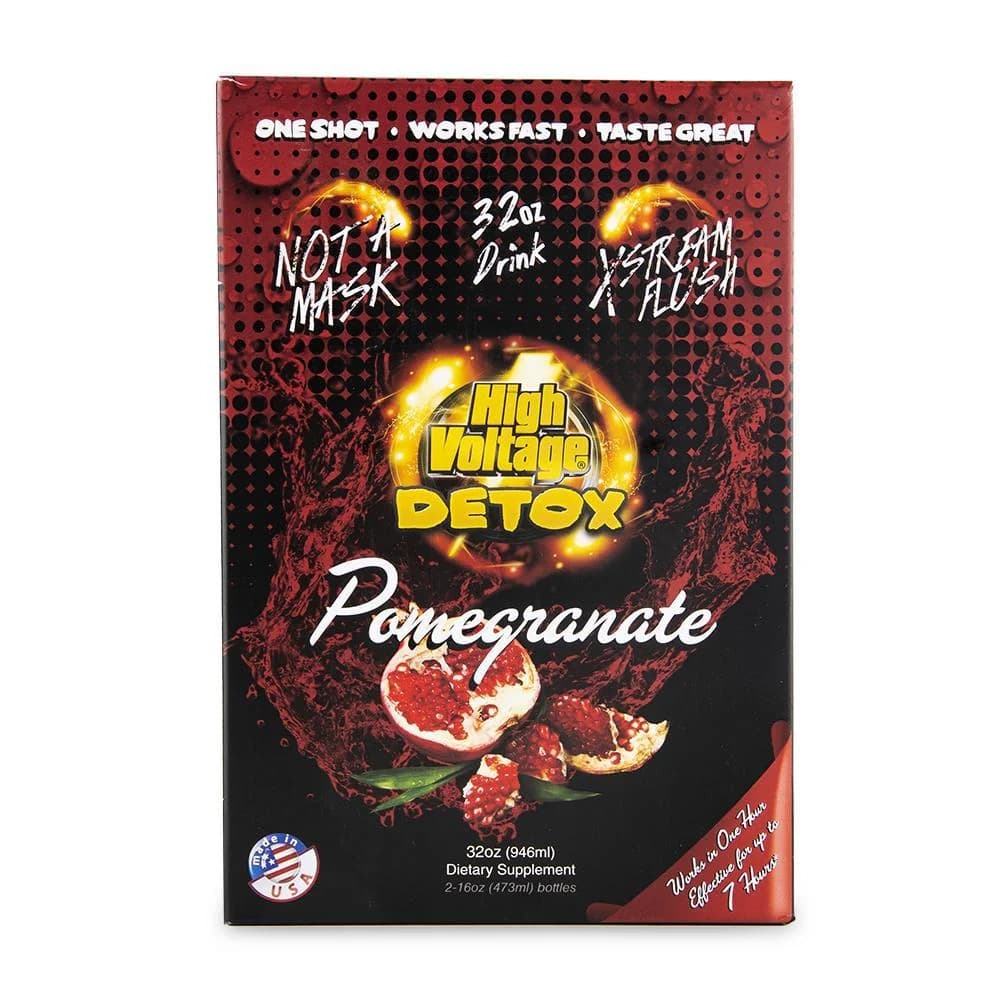 High Voltage Detox 32OZ Box (POMEGRANATE)
