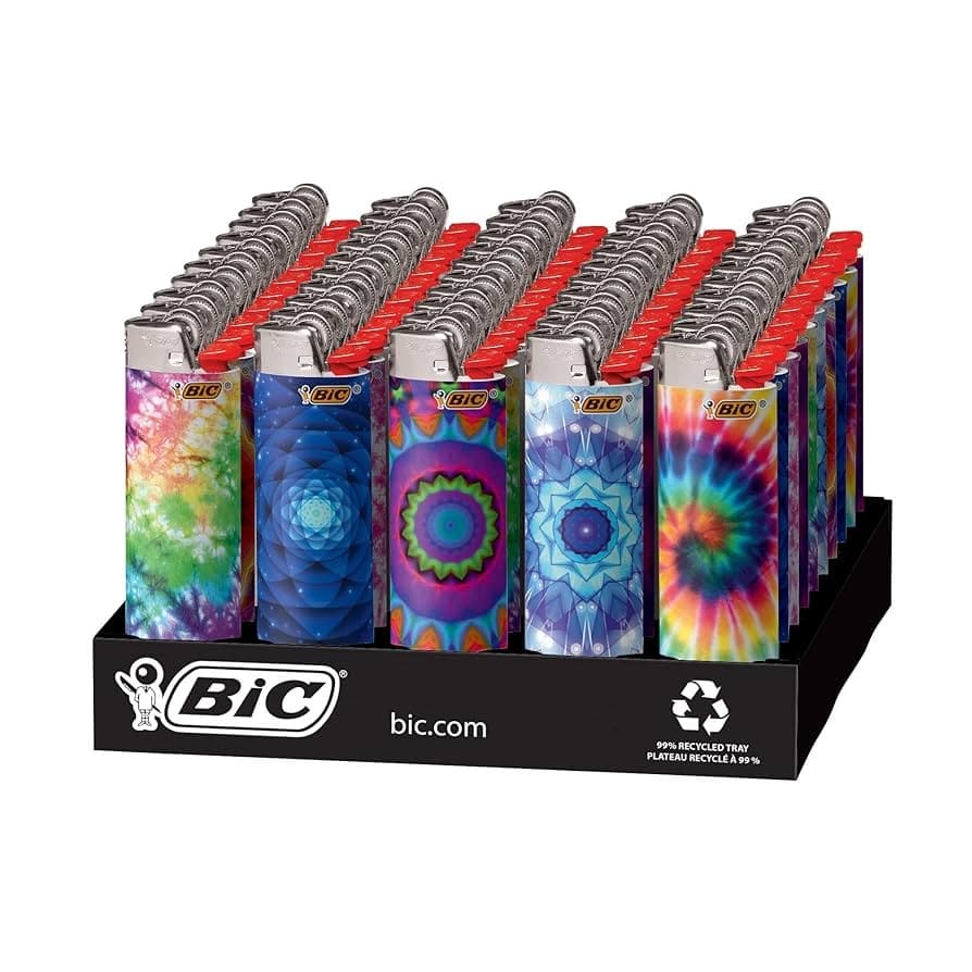 BIC 50ct Lighters (Illusion Art Design)