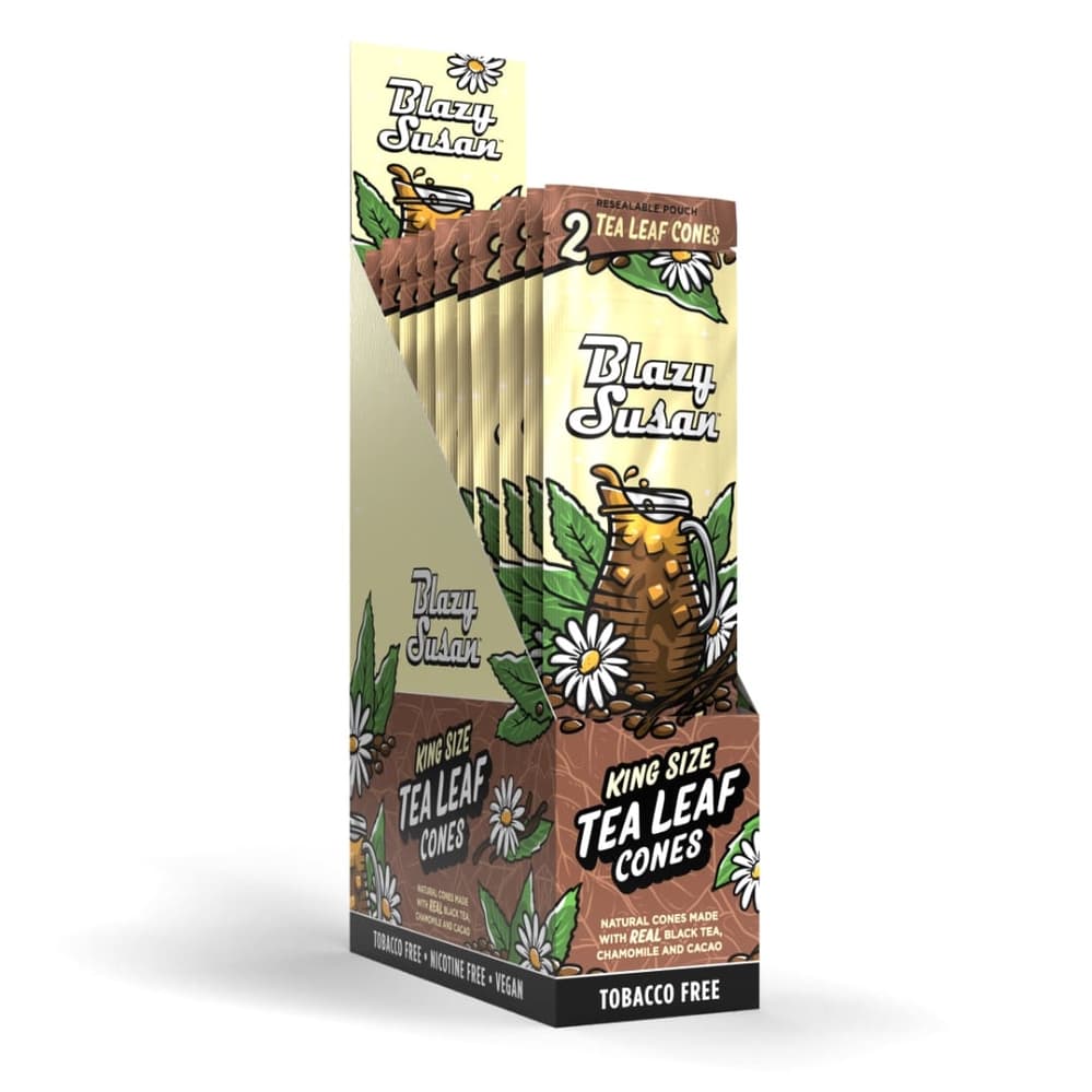 BLAZY SUSAN KING SIZE (TEA LEAF CONES ) (10 POUCHES PER BOX) (2 CONES PER POUCH)