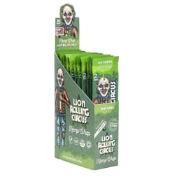 Lion Rolling Circus Hemp Wraps (Box of 25)