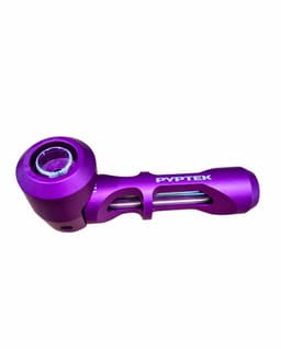 Titan Pyptek Glass and Metal Hand Pipe