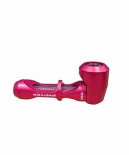 Titan Pyptek Glass and Metal Hand Pipe