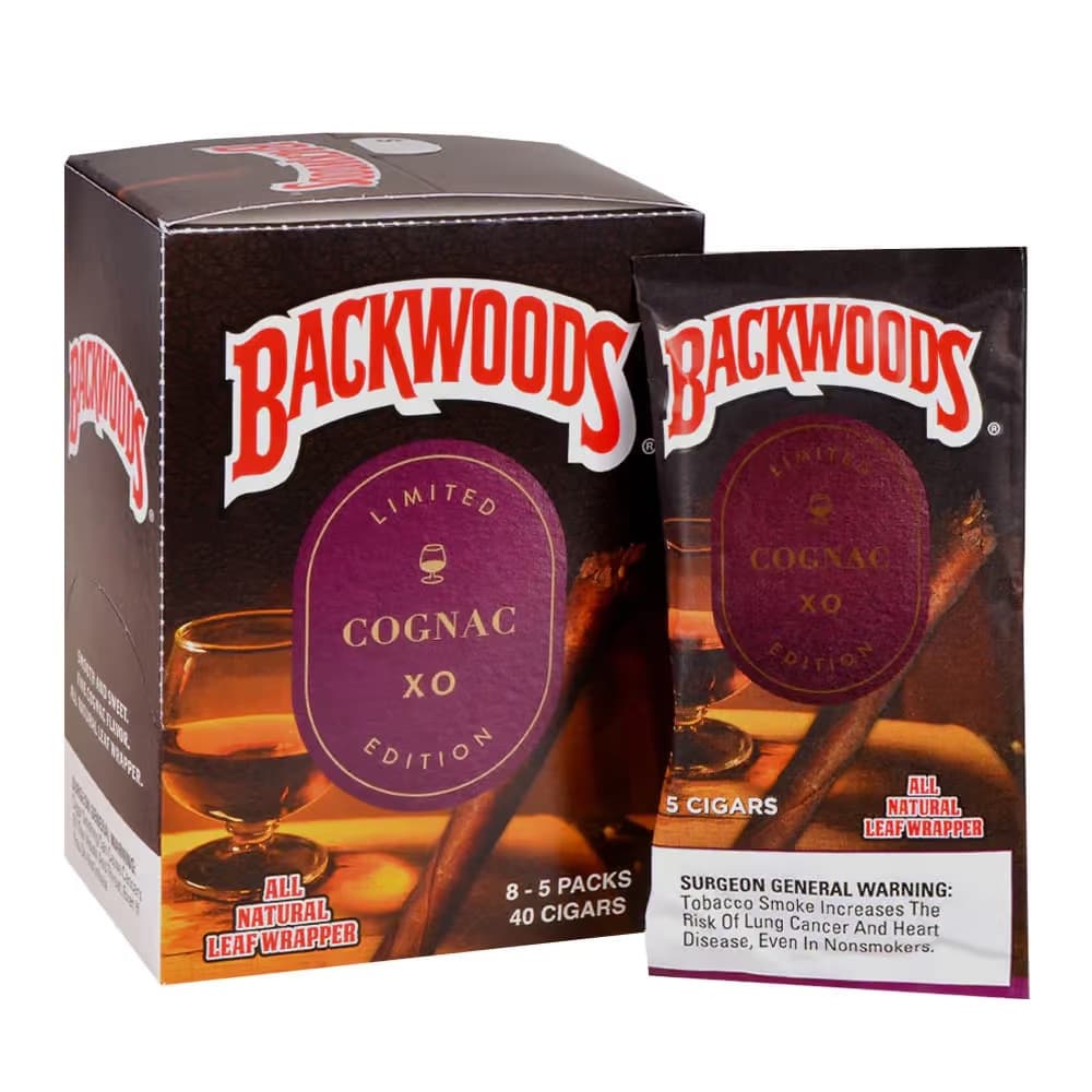 Backwoods Cigars 5 Packs  (Cognac XO) Limited Edition