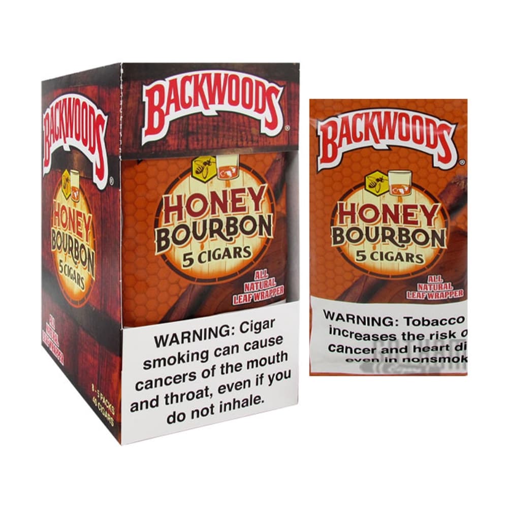Backwoods Cigars 5 Packs  (Honey Bourbon)