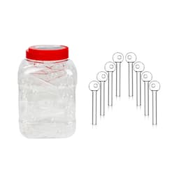 OB138 - 4" Clear Oil Burner Jar (90ct) (Unit Cost $0.25) (55765)