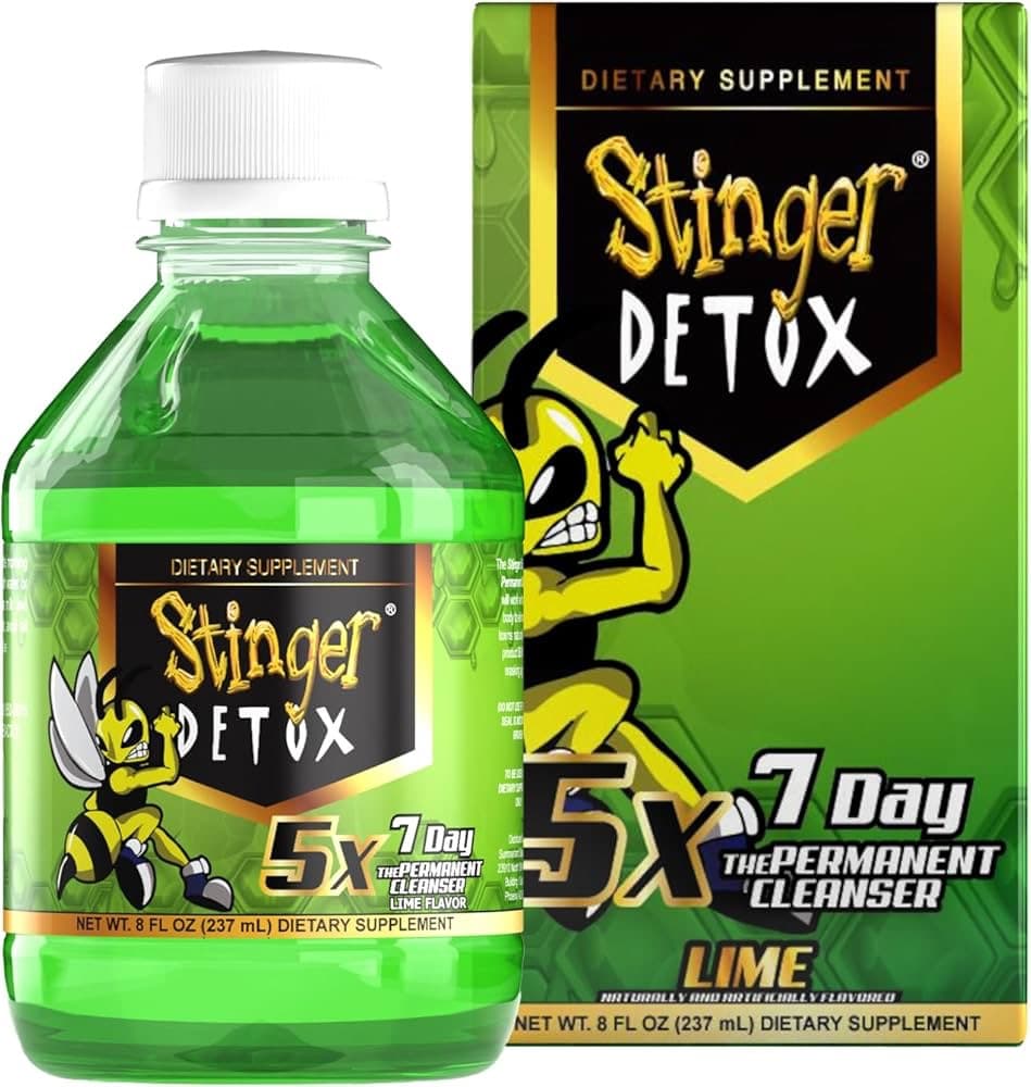 Stinger Detox 7 Day Permanent Cleanser 8oz - Lime