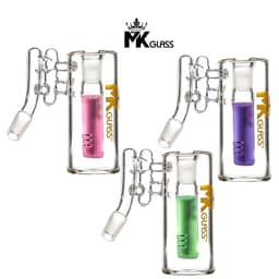 MKAC5 - 45° MK100 Milky Downstem Ash catcher