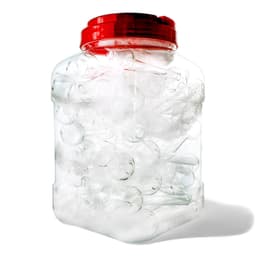OB138 - 4" Clear Oil Burner Jar (90ct) (Unit Cost $0.25) (55765)