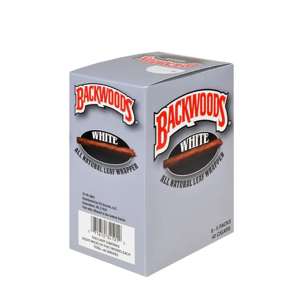 Backwoods Cigars 5 Packs  (White)
