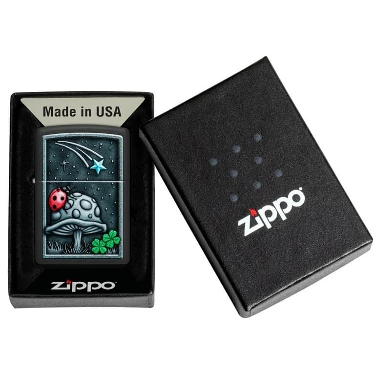 Zippo Lighter 48724 Ladybug Design