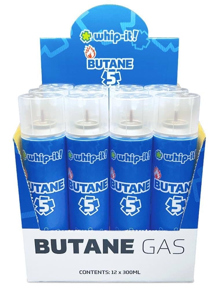 WHIP IT 5X BUTANE 300ml (12CT)