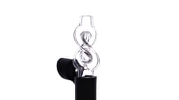 PAT4 - Puffco Pivot Clear Twisted Attachment
