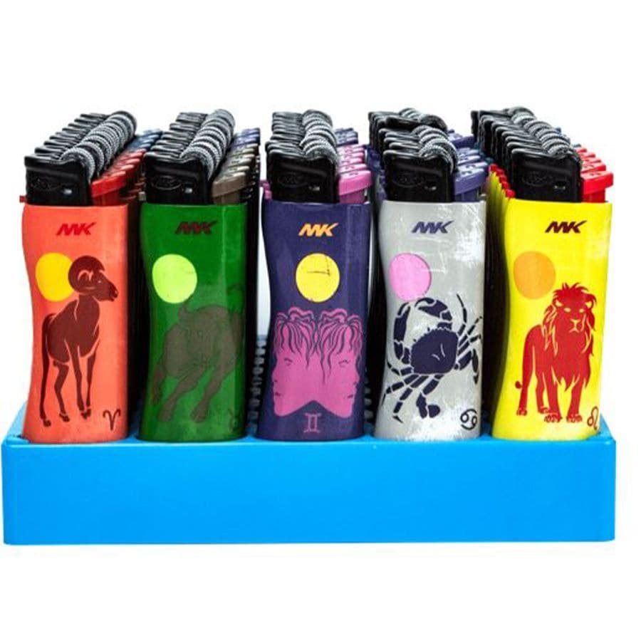 MK Grip Pro Astrology Series Flint Lighter (50ct)