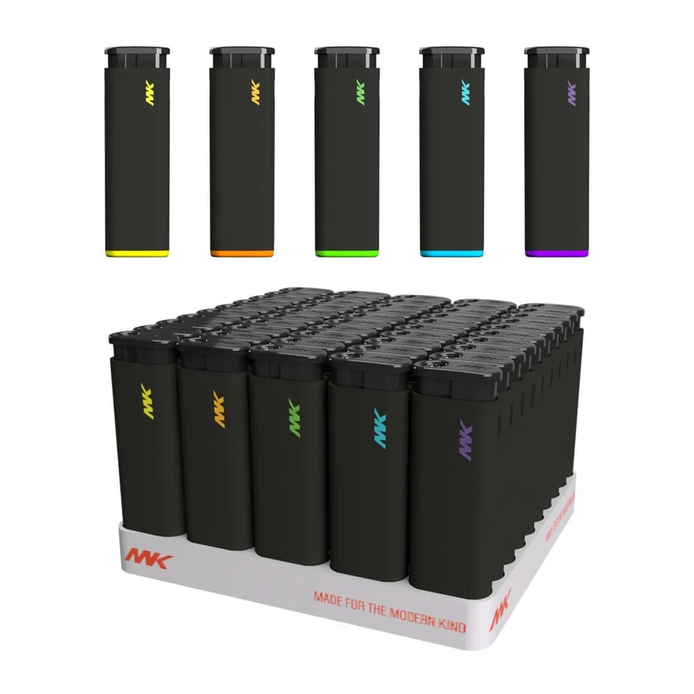 MK Jet Black Pocket Lighter (50CT)