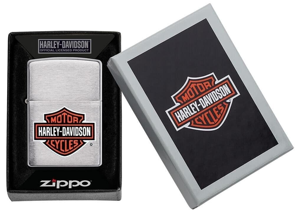 Zippo Lighter 200HD H252 HRLY-DVD LOGO