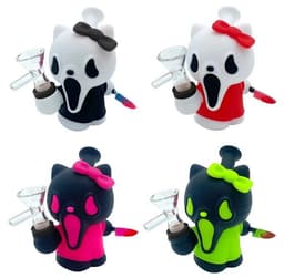S327 - 5" Silicone Cartoon Character Water Pipe