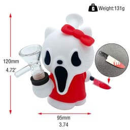 S327 - 5" Silicone Cartoon Character Water Pipe