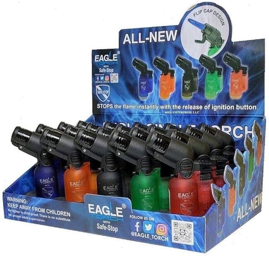 Eagle Torch PT116B Angle Torch (20ct) (Unit Cost $1.25)