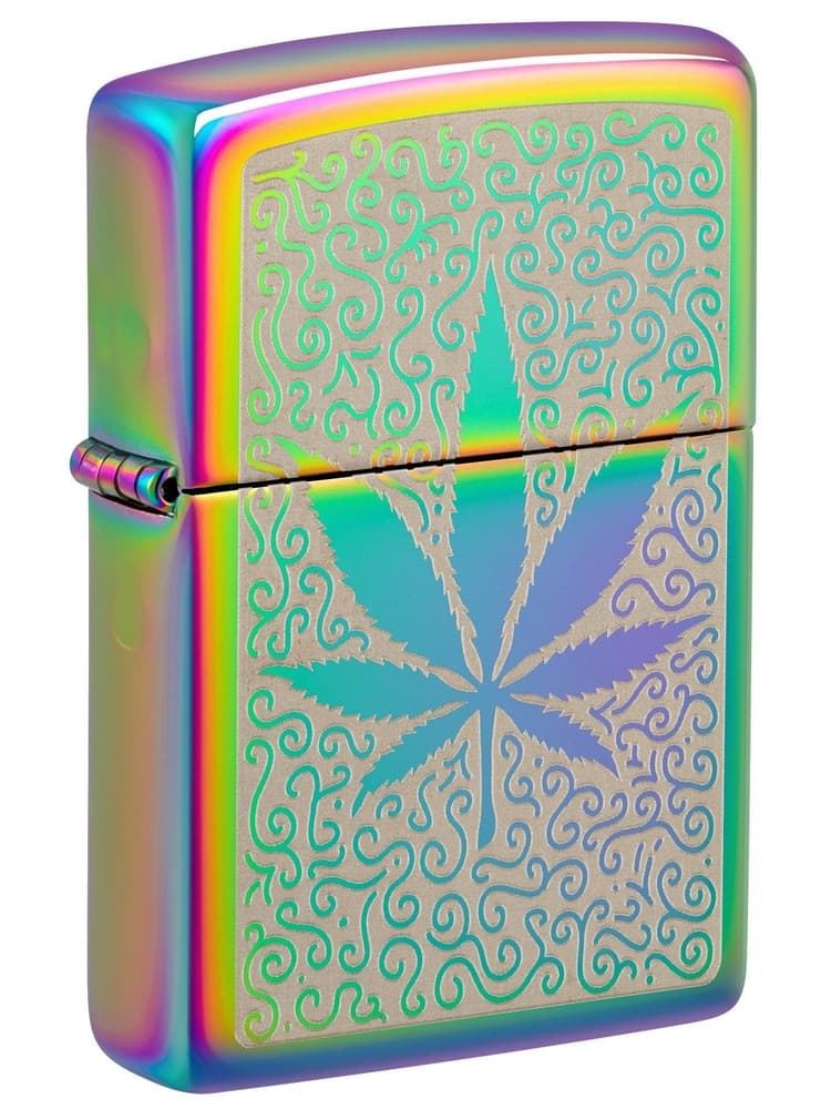 Zippo Lighter 48925 Cannabis Design