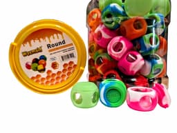 Waxmaid Round Jar Silicon + Glass Container (60CT)