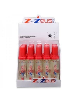 Z-Zeus Zero Butane Refill 18ml (25pack)