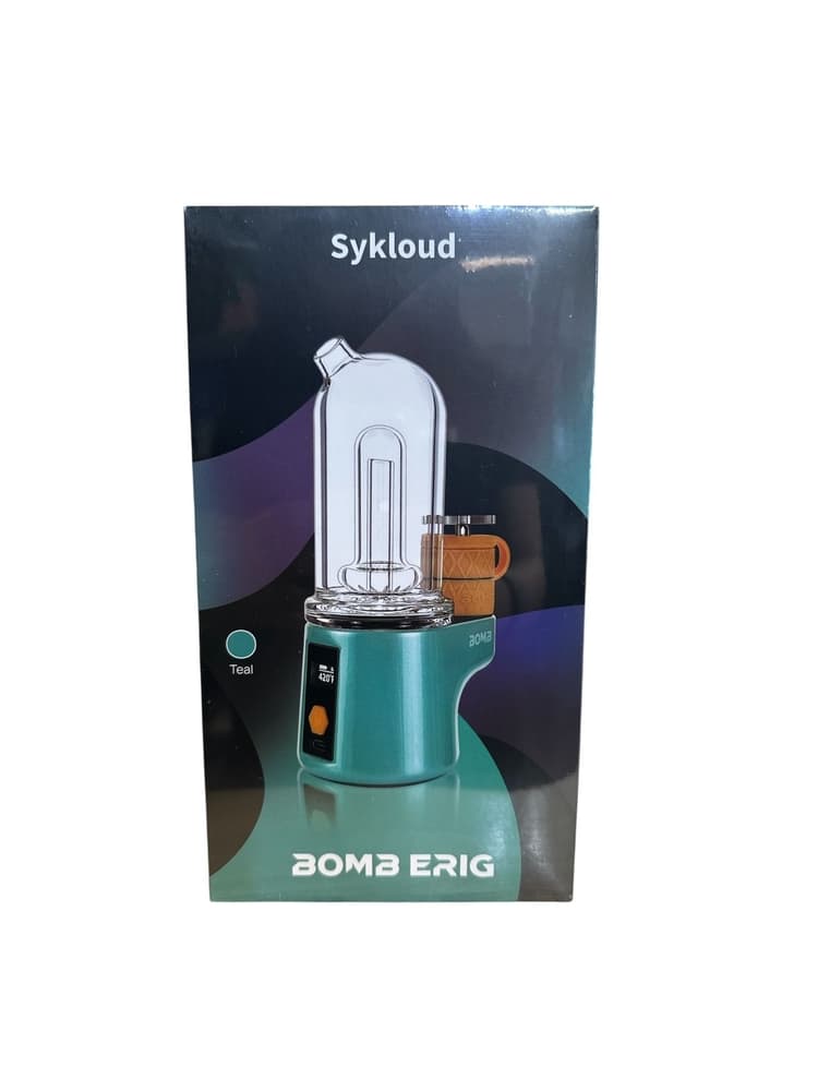 BOMB ERIG Sykloud - Portable Electric Dab Rig (Teal)