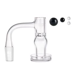 TXQB2 - Toxic Quartz 14MM 90° Round Belly Fully Welded Terp Slurper Set