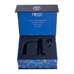 TXQB2 - Toxic Quartz 14MM 90° Round Belly Fully Welded Terp Slurper Set