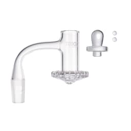 TXQB6 - Toxic Quartz 14MM 90° Diamond Bottom Fully Welded Terp Slurper Set