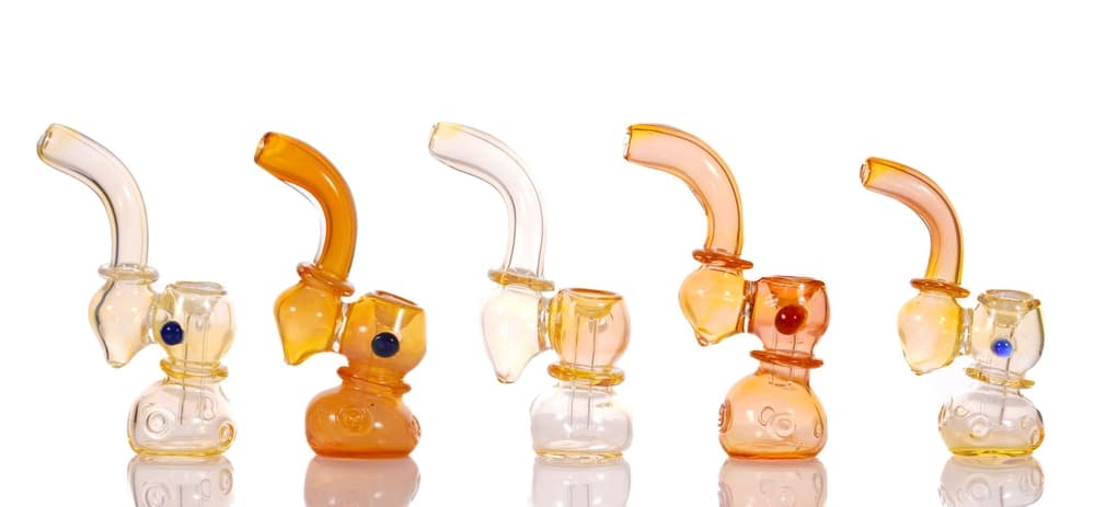 BUB65-  5" Yellow Gold Dot Bubbler (Pack of 5) (Unit Cost $3.99)