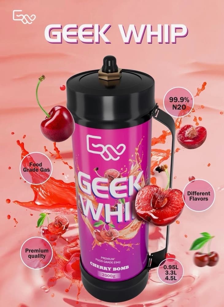 Geek Whip premium Food 2000g*2 (Cherry Bomb)