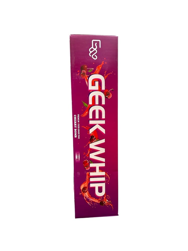 Geek Whip Premium Food Grade E942 Tank 3000g (Cherry Bomb)