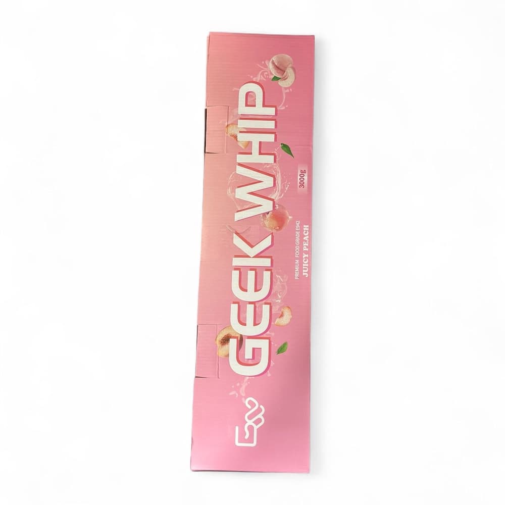 Geek Whip Premium Food Grade E942 Tank 3000g (Juicy Peach )