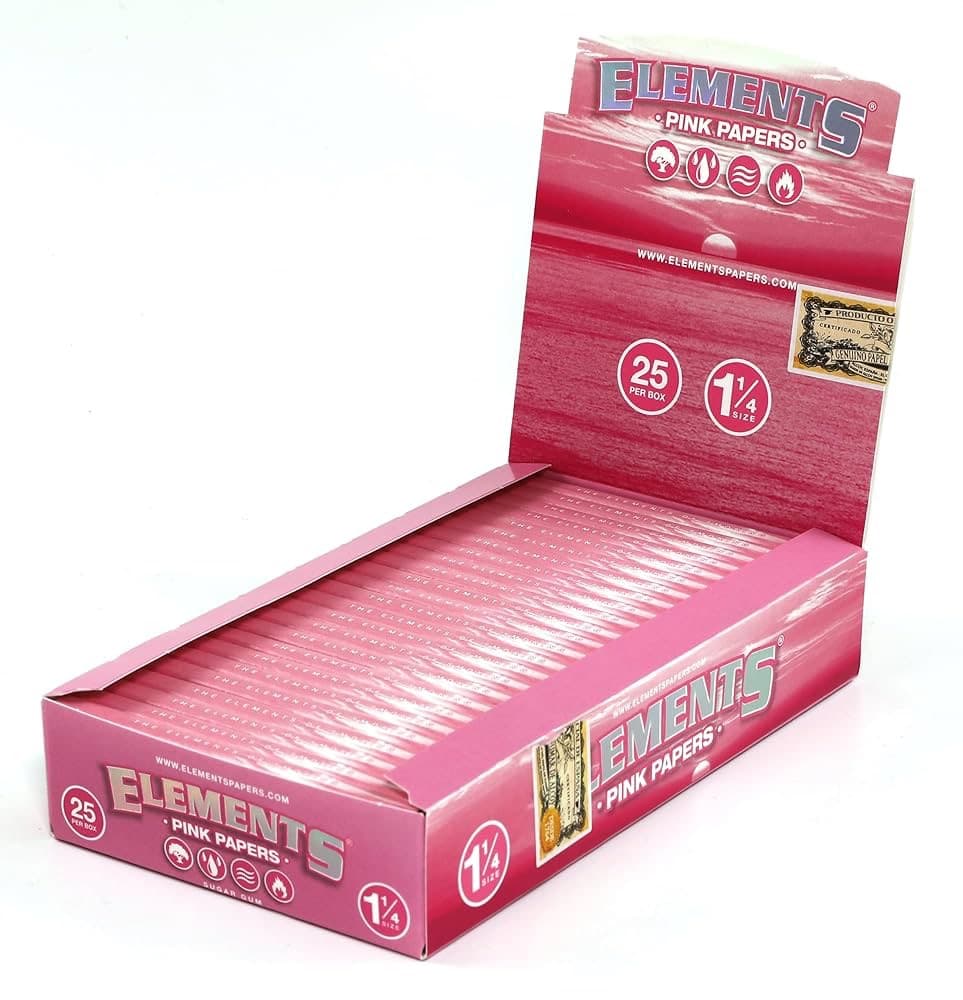 Elements Pink 1 1/4 Papers (50ct)