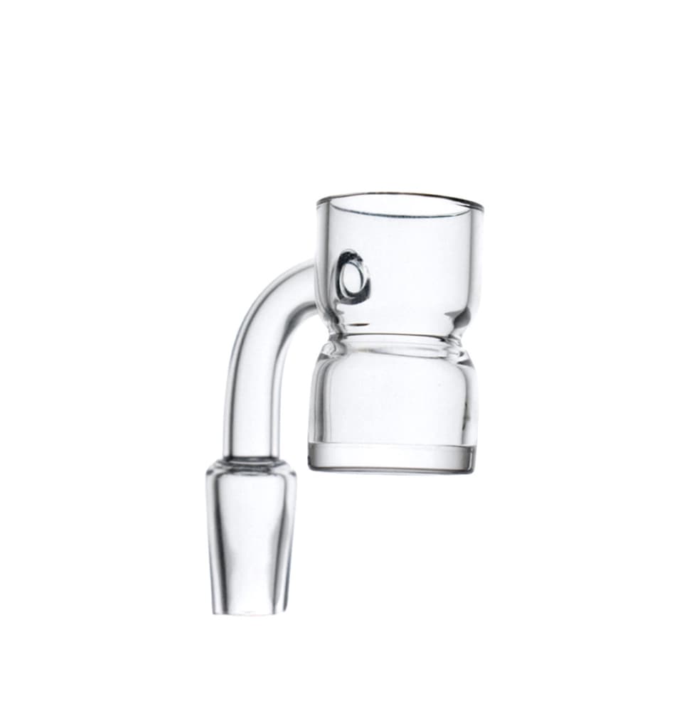 QB33 --- 90° 14mm White Bottom Eternal Quartz Banger 2mm (Pack of 5) (30006) (Unit Cost $4.99)