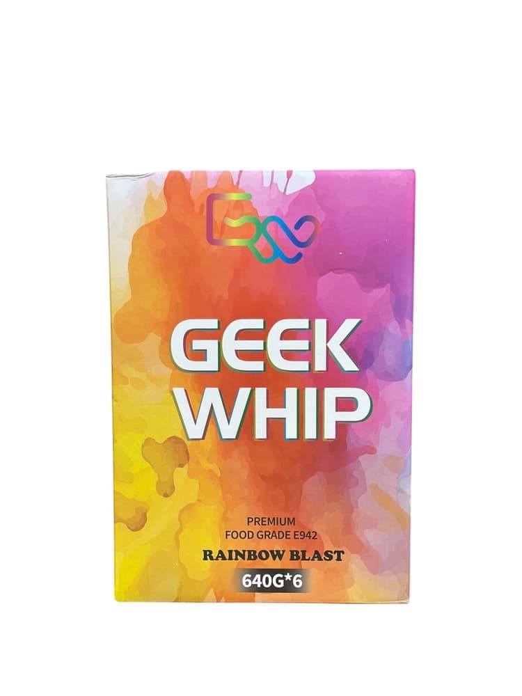 Geek Whip Premium Food Grade E942 Tank (640g*6)