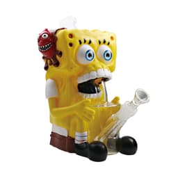 H517 - 9.7" Skeleton Sponge Water Pipe