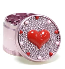 63MM 4 Parts Aluminium Alloy Love Diamond Design Grinders (70982)