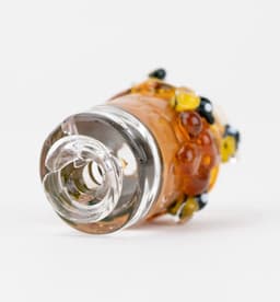 Empire Glassworks Puffco Pivot Glass Mouthpiece - Save the Bees
