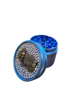 50MM 4 Parts Aluminium Alloy Cat Diamond Design Herb Grinder (80118)