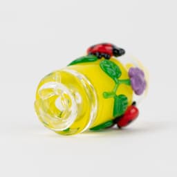 Empire Glassworks Puffco Pivot Glass Mouthpiece - Sunshine Garden