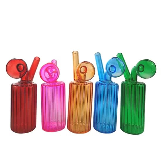 OB152- 4" Mixed Color Ripple Oil Burner (1CT) (25948)