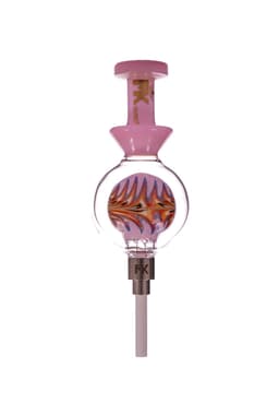 MKNC10- MK100 8" Wigwag Sphere Nectar Collector With 14MM Cermaic Tip