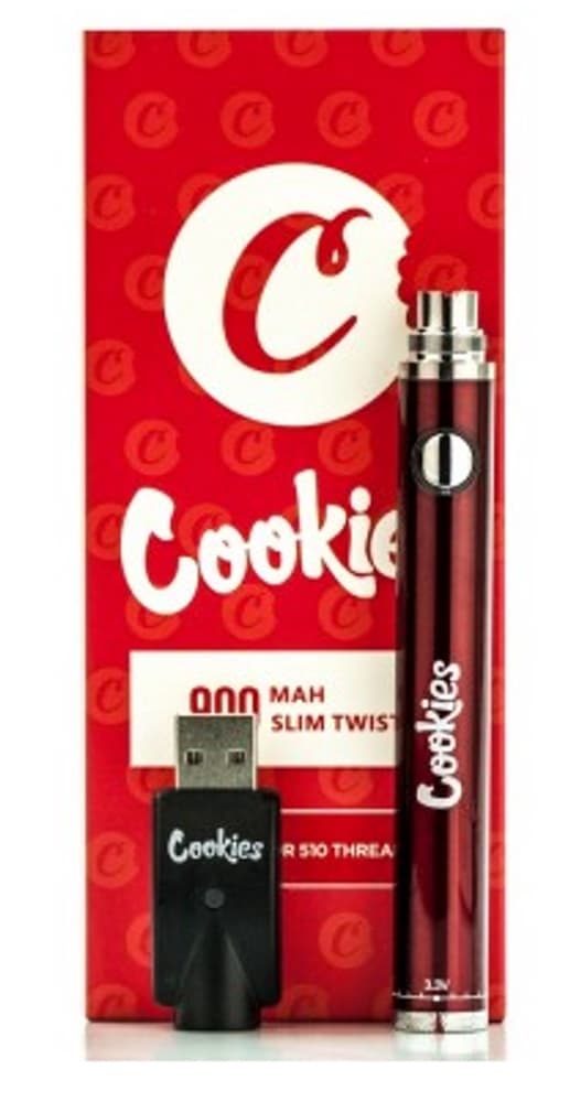 Designer 900Mah Slim Twist Battery (Red)