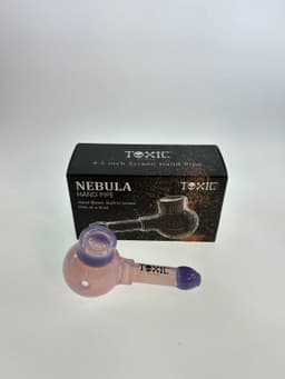 TXH30 - 4.5" Toxic Nebula Hand Pipe with Built in Screen