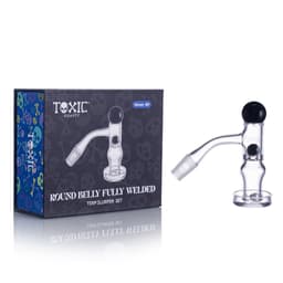 TXQB11 - Toxic 14MM 45° Round Belly Fully Welded Terp Slurper Set