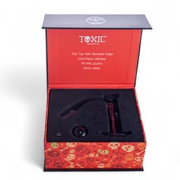 TXQB12 - Toxic 14MM 45° Etched Bottom Fully Welded Terp Slurper Set