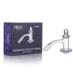 TXQB15 - Toxic 14MM 45° Diamond Bottom Fully Welded Terp Slurper Set